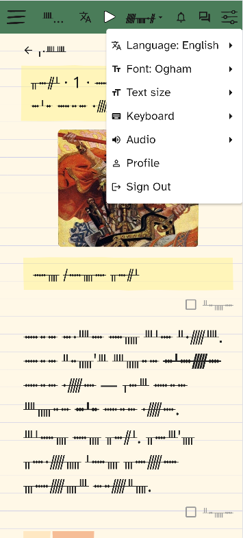 Madra Teanga — screen 9